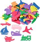 Moosgummi CreaSoft Fahrzeuge ca. 5 cm