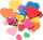 Moosgummi CreaSoft Herzen ca. 1 - 6 cm verschiedene Farben