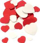 KNORR PRANDELL Moosgummi CreaSoft Herzen-Mix ca. 15 - 35...