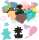 Moosgummi CreaSoft Stanzteile ca 1-6 cm verschiedene Motive und Farben