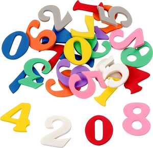 Moosgummi CreaSoft Zahlen 2 cm