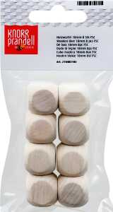KNORR PRANDELL Holzwürfel 18 mm Buche Deutschland roh gebleicht