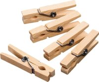 KNORR PRANDELL 218735576 Holzklammer Mini 45 x 7 mm Buche...