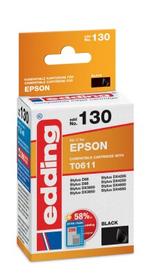 Edding Tintenpatrone EDD-130 ersetzt Epson T0611