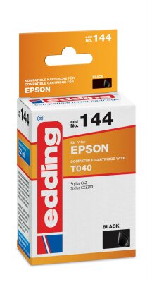 Edding Druckerpatrone EDD-144 für Epson T040 black