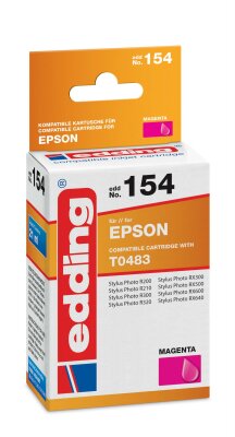 Edding Druckerpatrone EDD-154 für Epson T0483 magenta