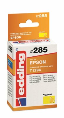 Edding Druckerpatrone EDD-285 für Epson T1294 yellow