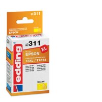 Edding Druckerpatrone EDD-311 für Epson T1814 yellow