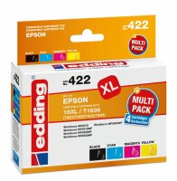 Edding Tintenpatrone EDD-422 ersetzt Epson T16XL Multipack 4