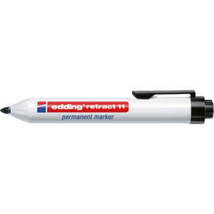 Edding Permanentmarker retract 11 1,5-3 mm schwarz