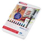 Edding Fasermaler 1300 2 mm 10er-Set Metallbox