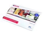 Edding Fasermaler 1300 2 mm 40er-Set Metallbox