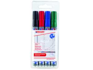 Edding Whiteboardmarker 250 1,5-3 mm 4er-Set