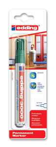 Edding Permanentmarker 3000 1,5-3 mm grün 1er-Blister