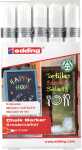 Edding Kreidemarker 4095 2-3 mm weiß 5er Pack