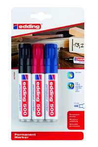 Edding Permanentmarker 500 2-7 mm 3er-Set