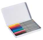Edding Fineliner 55 0,3 mm 10er-Set Metallbox