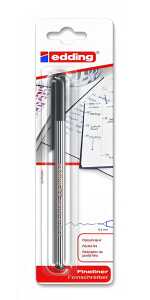 Edding Fineliner 55 0,3 mm schwarz 1er-Blister