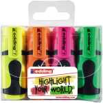 Edding Textmarker Mini 7 1-3 mm 4er-Set neon