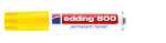 Edding Permanentmarker 800 4-12 mm gelb
