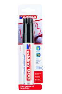 Edding Permanentmarker 800 4-12 mm schwarz 1er-Blister