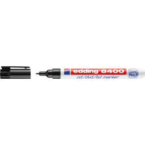 Edding CD-DVD-BD-Marker permanent 8400 0,5-1 mm schwarz