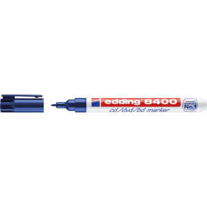 Edding CD-DVD-BD-Marker permanent 8400 0,5-1 mm blau