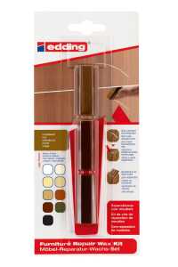 Edding Reparatur-Wachs Möbel 8901 Nussbaum 3er-Bl.