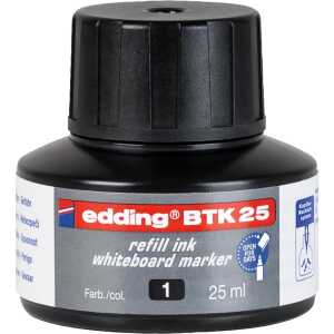 Edding Whiteboardmarker Nachfülltinte BTK 25 25 ml schwarz