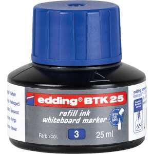 Edding Whiteboardmarker Nachfülltinte BTK 25 25 ml blau