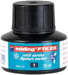 Edding Flipchartmarker Nachfülltinte FTK 25 25 ml schwarz