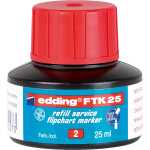 Edding Flipchartmarker Nachfülltinte FTK 25 25 ml rot