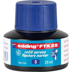 Edding Flipchartmarker Nachfülltinte FTK 25 25 ml blau