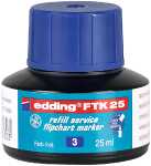 Edding Flipchartmarker Nachfülltinte FTK 25 25 ml blau
