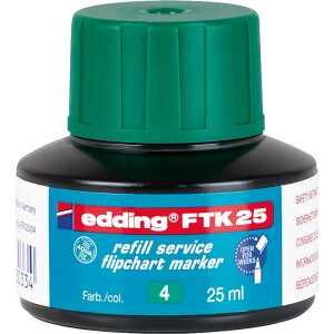 Edding Flipchartmarker Nachfülltinte FTK 25 25 ml grün