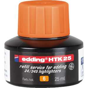 Edding Textmarker Nachfülltinte HTK 25 25 ml orange