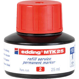 Edding Permanentmarker Nachfülltinte MTK 25 25 ml rot