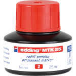 Edding Permanentmarker Nachfülltinte MTK 25 25 ml rot