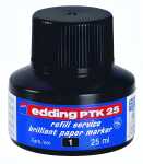 Edding Flipchartmarker Nachfülltinte PTK 25 25 ml schwarz