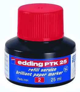 Edding Flipchartmarker Nachfülltinte PTK 25 25 ml rot
