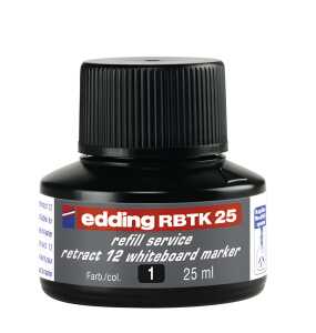 Edding Whiteboardmarker Nachfülltinte RBTK 25 25 ml schwarz