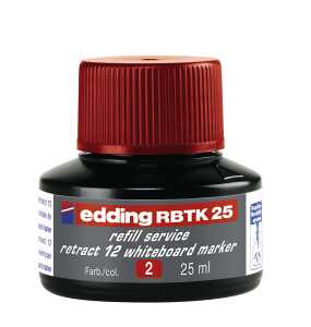 Edding Whiteboardmarker Nachfülltinte RBTK 25 25 ml rot