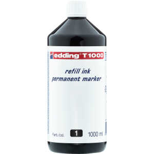 Edding Permanentmarker Nachfülltinte T 1000 1000 ml schwarz