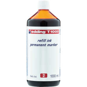 Edding Permanentmarker Nachfülltinte T 1000 1000 ml rot