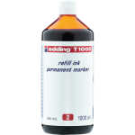 Edding Permanentmarker Nachfülltinte T 1000 1000 ml rot