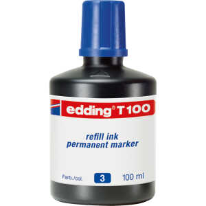 Edding Permanentmarker Nachfülltinte T 100 100 ml blau