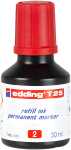 Edding Permanentmarker Nachfülltinte T 25 30 ml rot