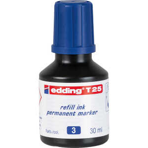 Edding Permanentmarker Nachfülltinte T 25 30 ml blau