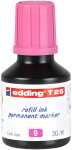Edding Permanentmarker Nachfülltinte T 25 30 ml rosa