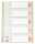 LEITZ Register A4 15 grau PP FolieDeckblatt aus Kartonmit folien